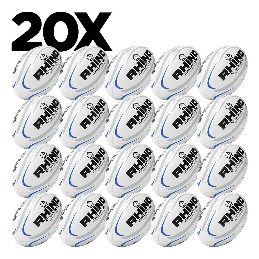 20x Avalanche Training Rugby Ball Bundle