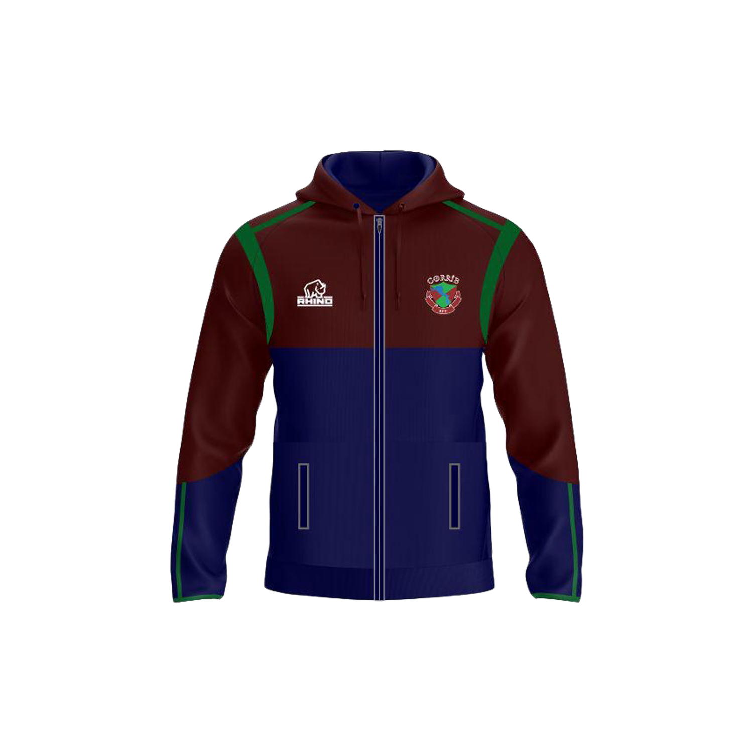 Corrib RFC Full Zip Hoodie - Adult