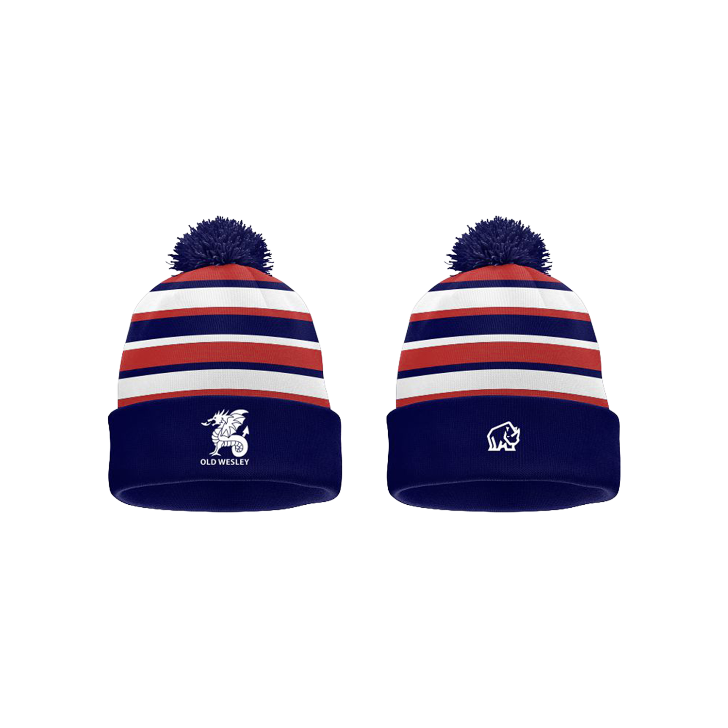 Old Wesley RFC Bobble Hat - Adults