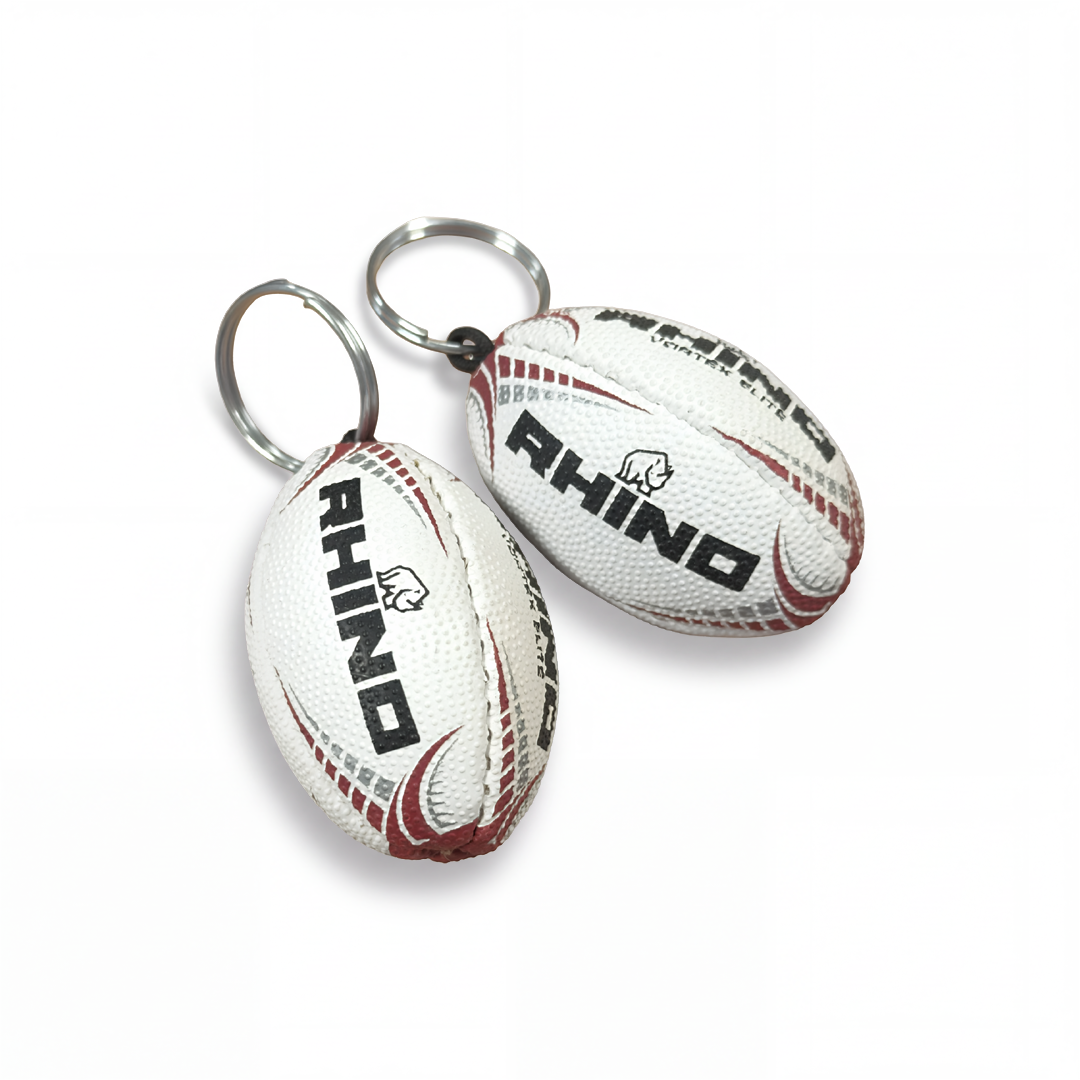 Rugby ball keychain 