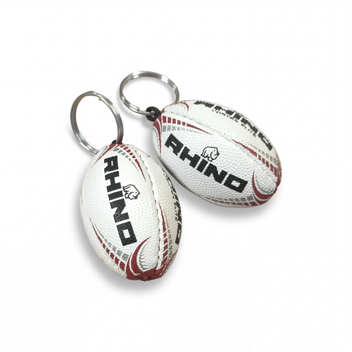 Rugby ball keychain 
